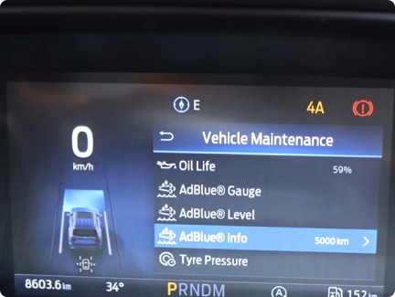  Check the AdBlue®  level