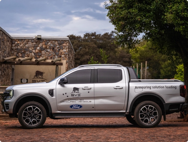 Ford Ranger parked outside