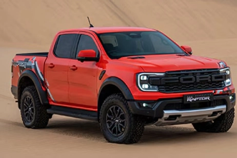 The Ford Ranger Raptor. A dune dancer