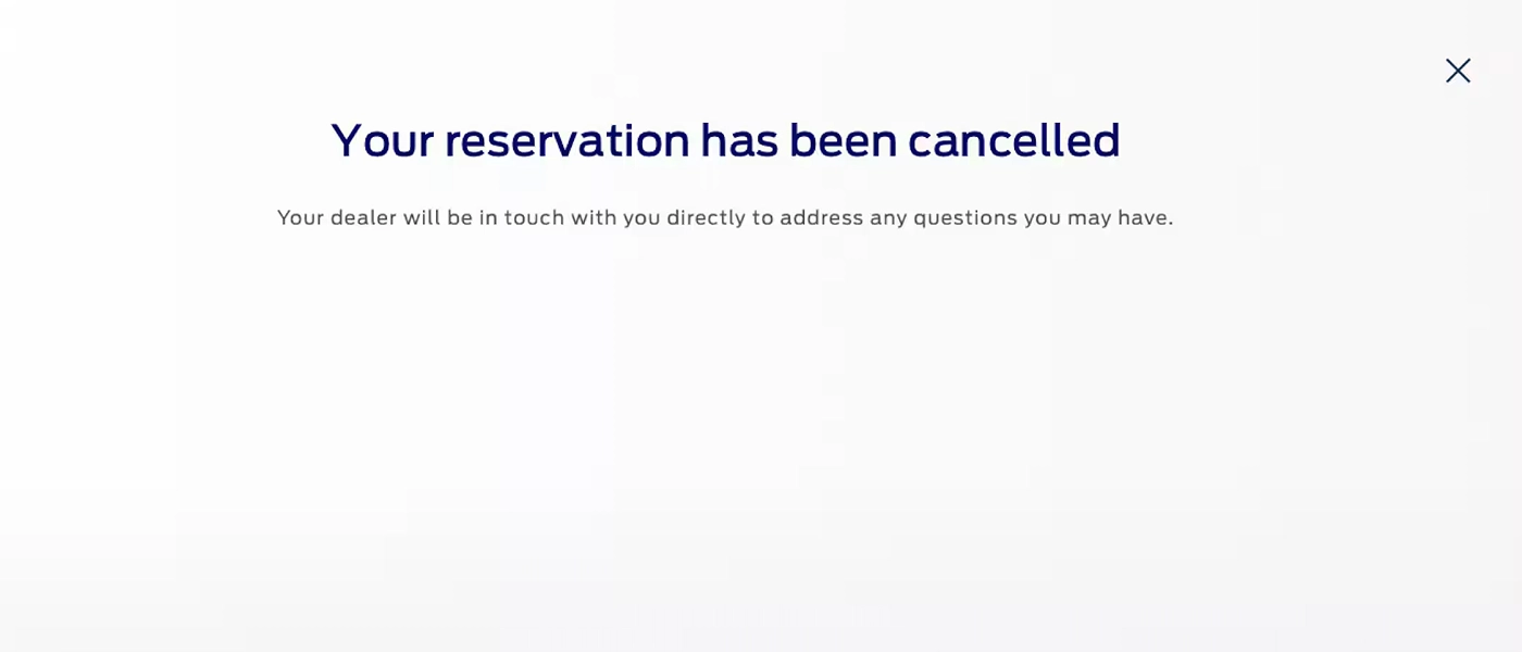 Cancel Request Confirmed