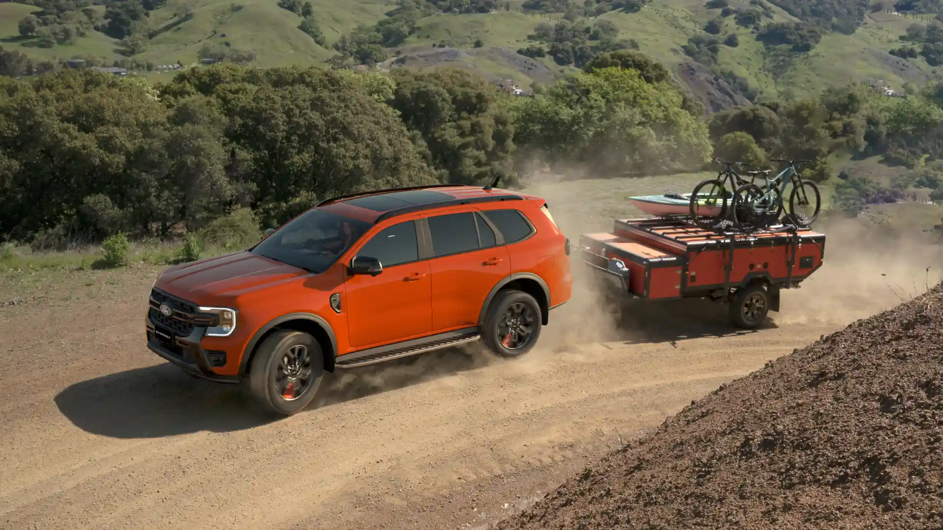 Ford Everest tow on the go