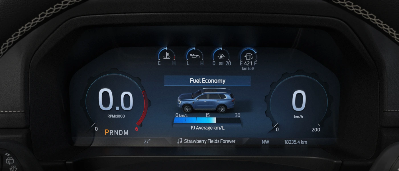 Speedometer display