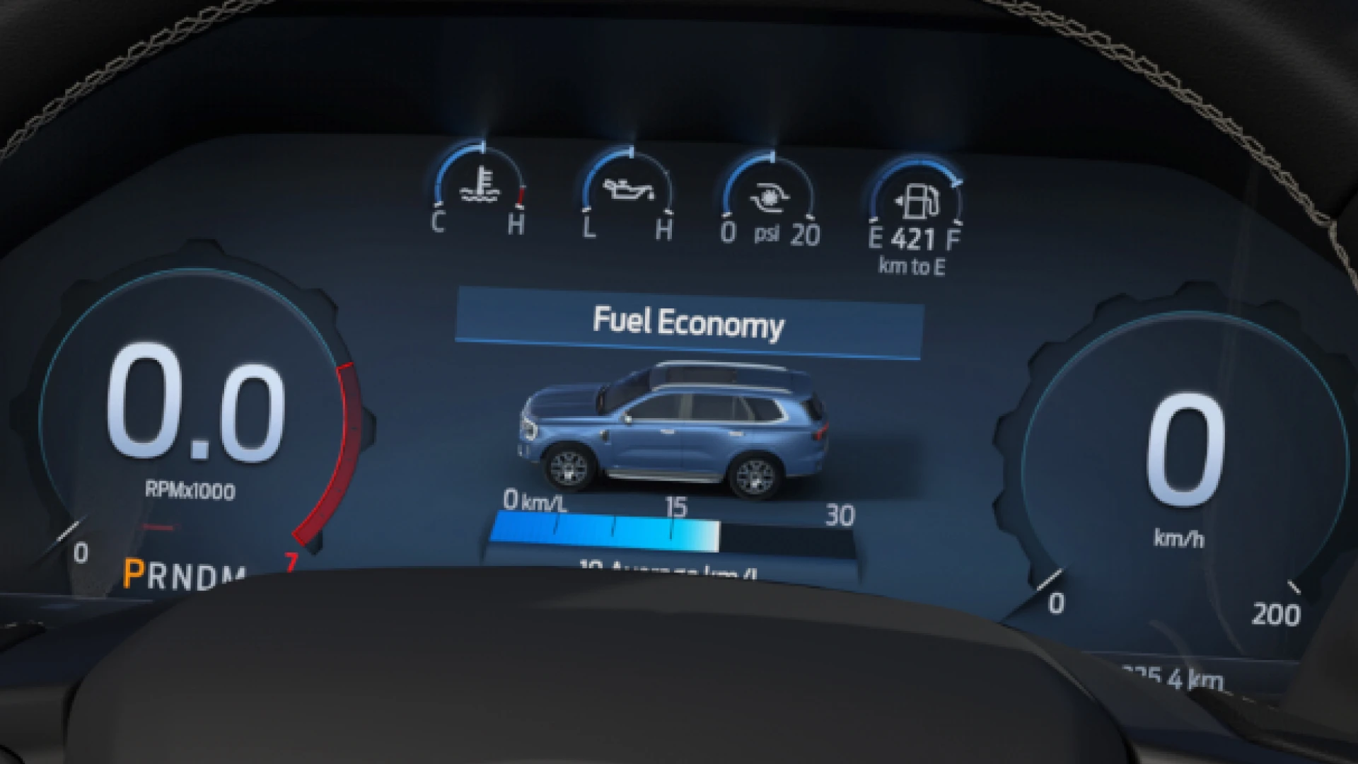 Interior Dashboard view