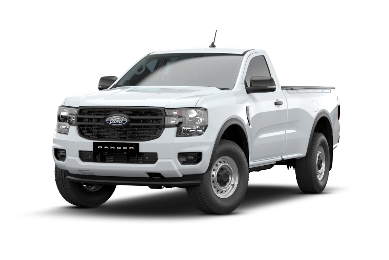 Ranger XL single cab white.
