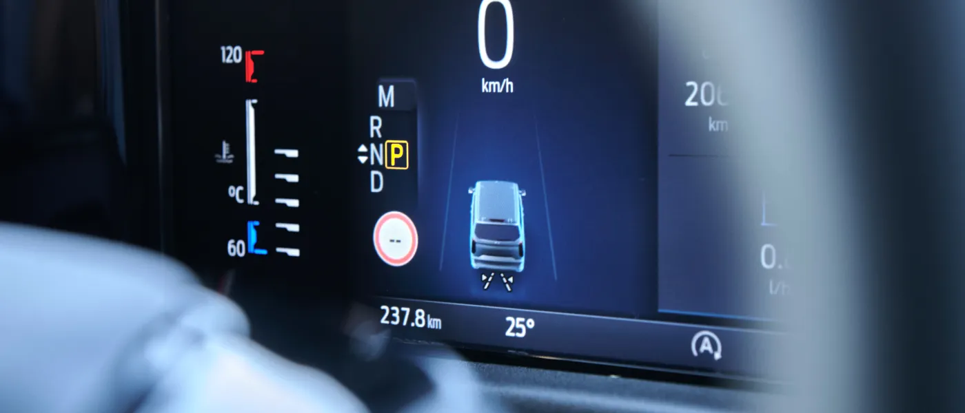 Transit interior display screen