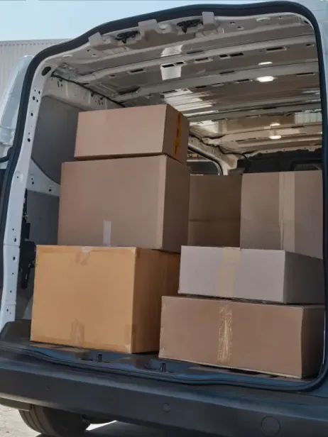Cargo space in Transit Custom