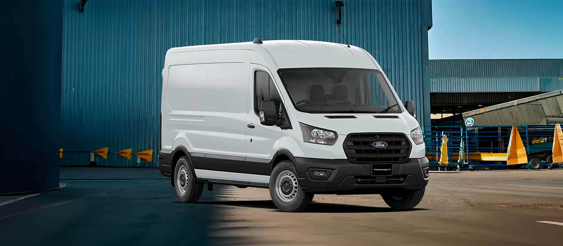 Ford Transit Van 350 lwb in white