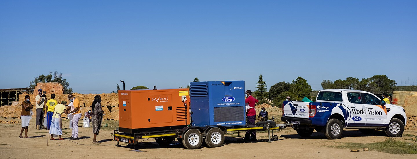 Ford funded world vision water project