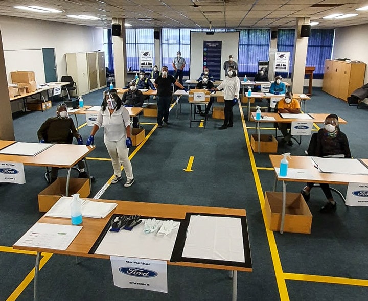 Ford South Africa Commences Production of Face Shields to Assist with COVID-19