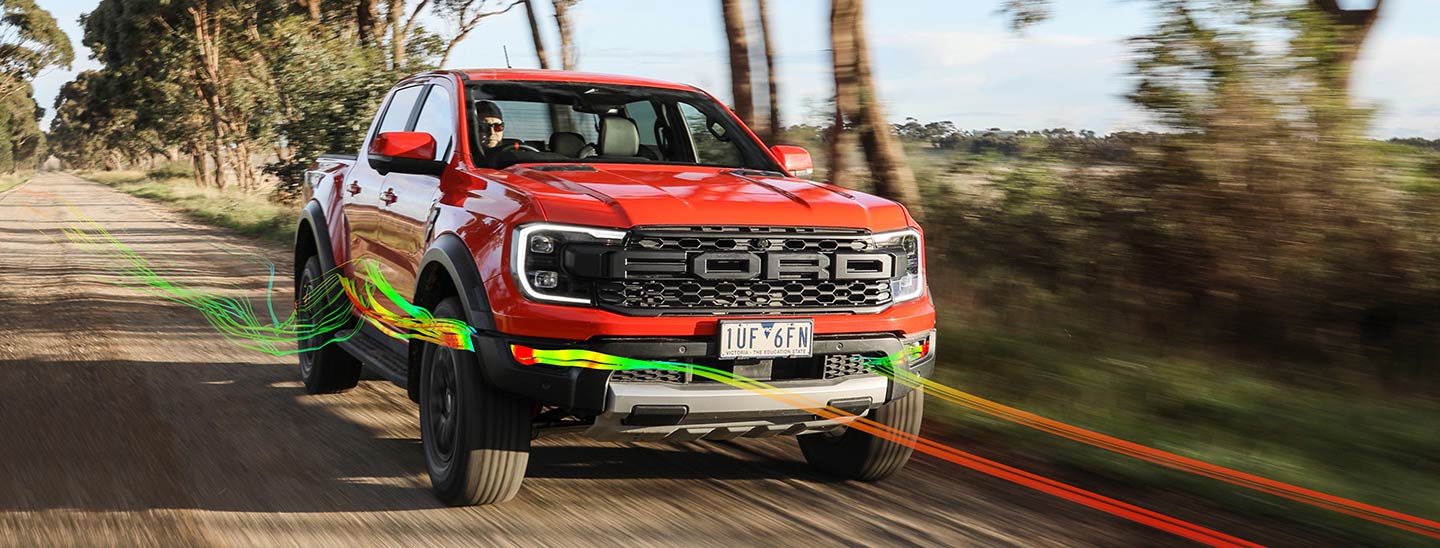Ford Ranger Raptor Slice Through the Air