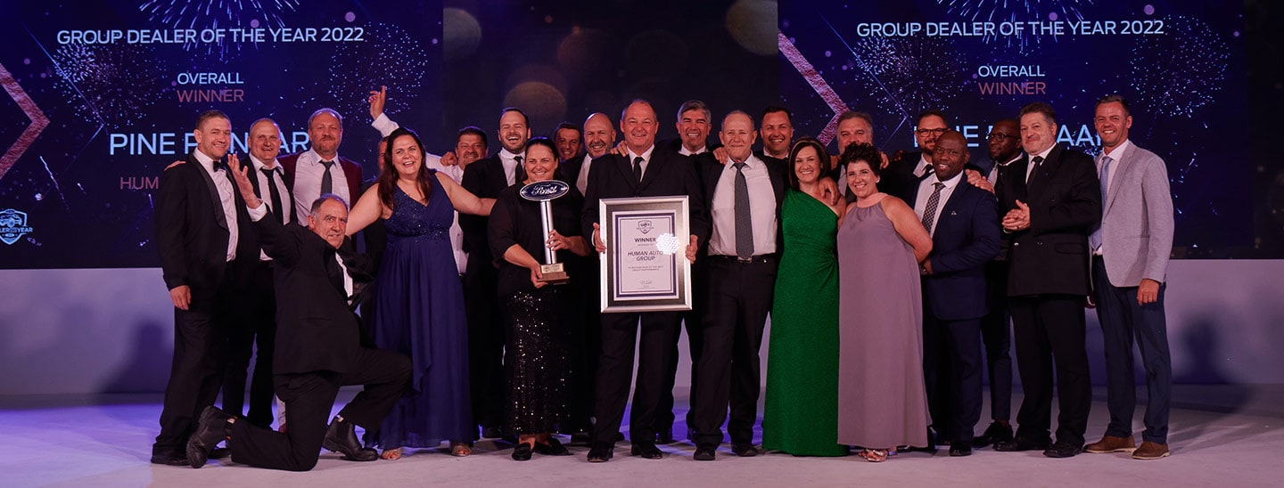 Human Auto Group and Human Auto Bloemfontein Named Ford Dealer of the Year for Second Consecutive Year