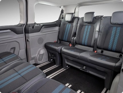 Ultra-flexible Track-mounted Rear Seating