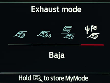 Selectable Exhaust Modes